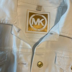 New Stylish White Jean Jacket - Michael Kors